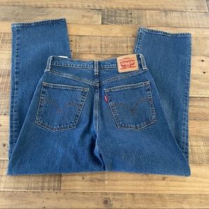 Levi's Ribcage High Waist Ankle Straight Leg Jeans